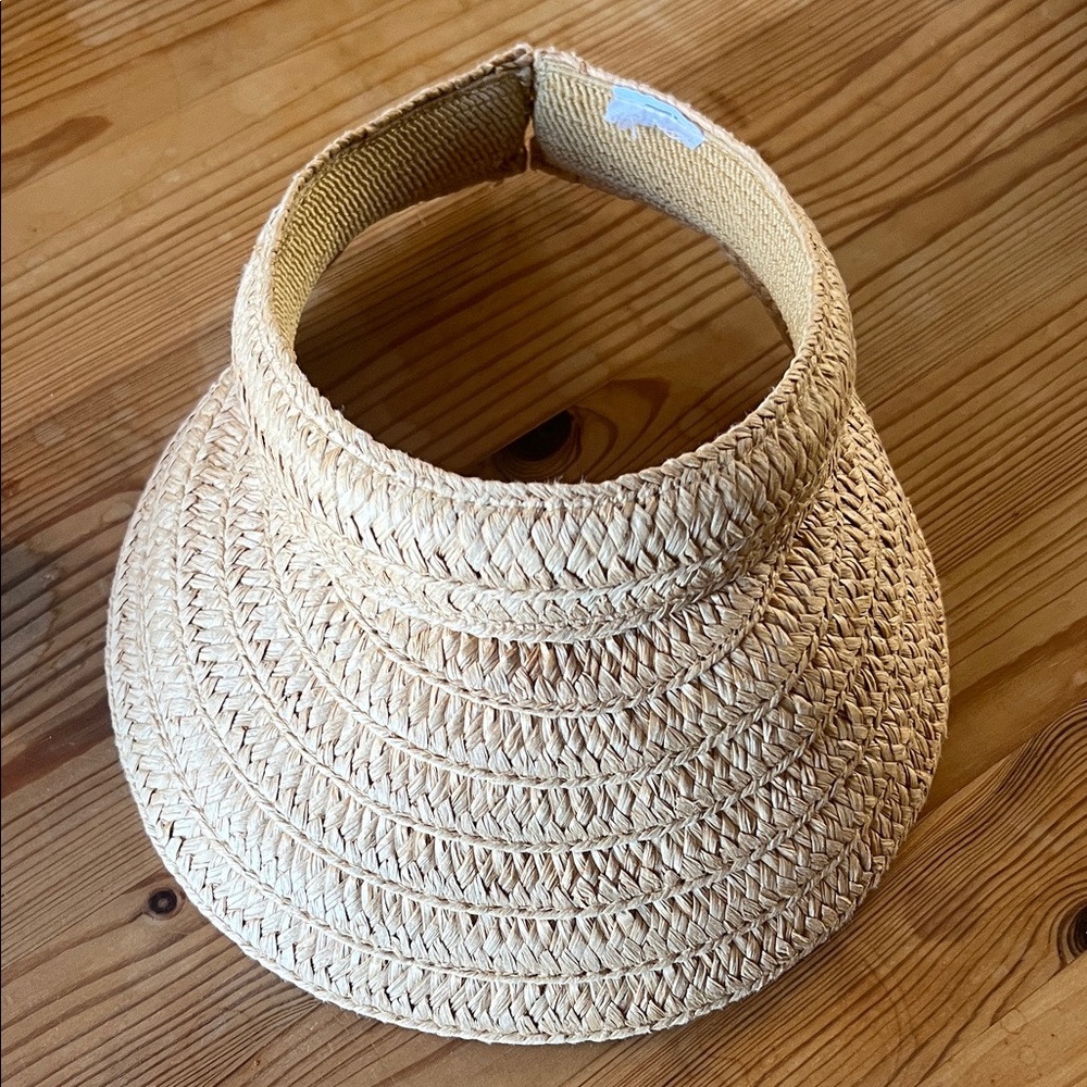 Straw Sun Visor Hat